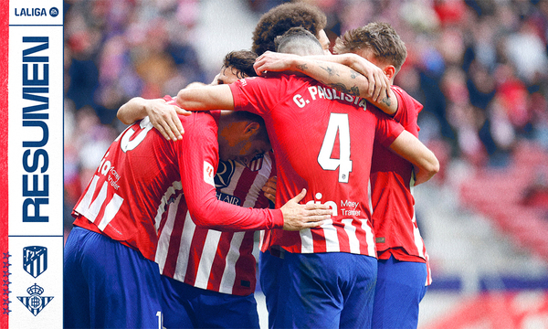 Resumen Atlético de Madrid 2-1 Real Betis